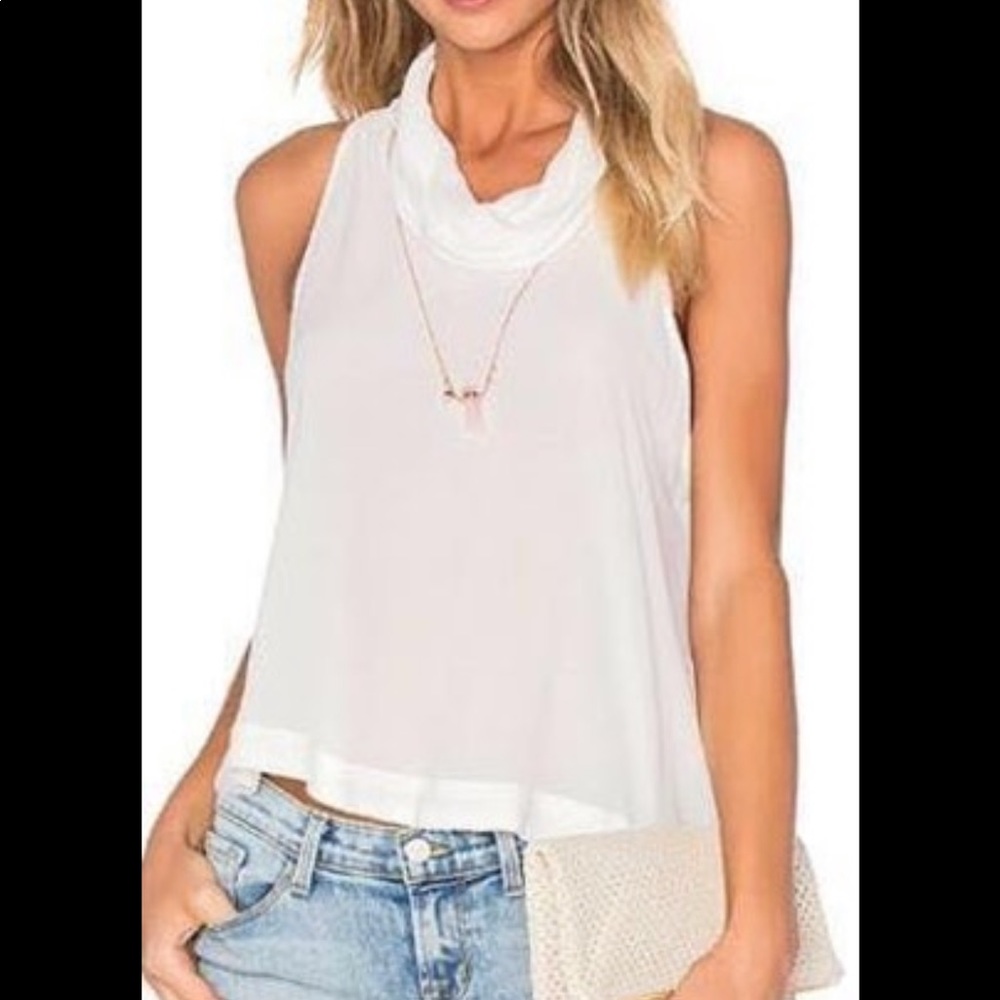 Free people city lights cowl open back cami - Picture 2 of 5